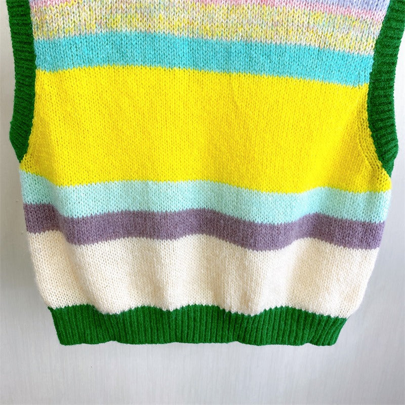 Sleeveless Knit Vest