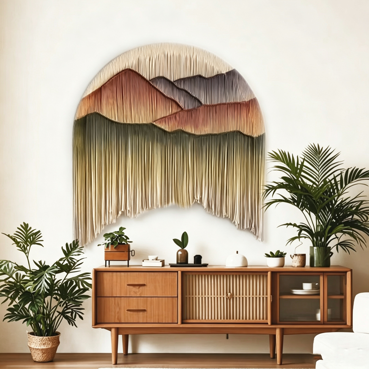 Handwoven Circular Tapestry