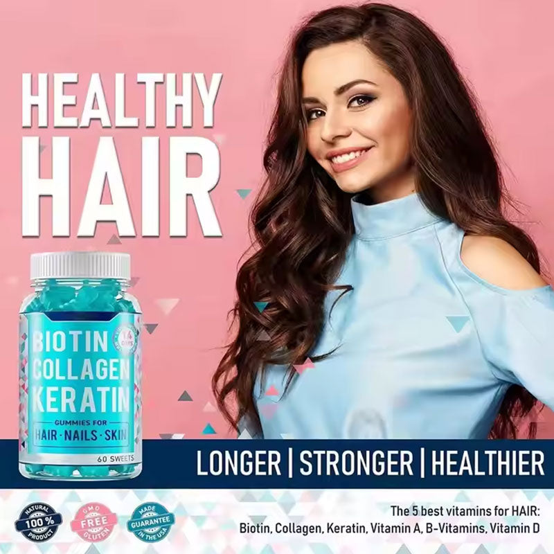Collagen Biotin Hair Growth Gummies