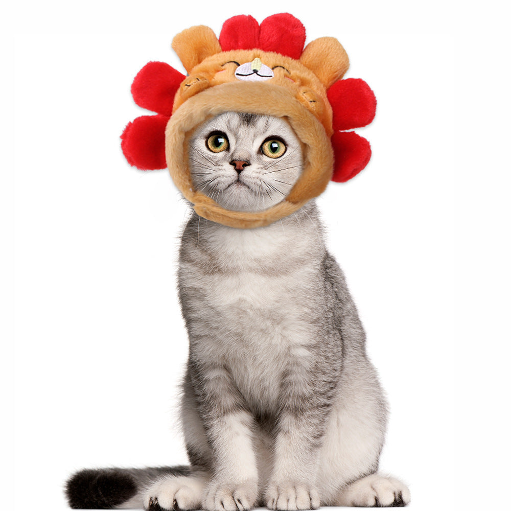 Hedgehog Pattern Pet Windproof Hood