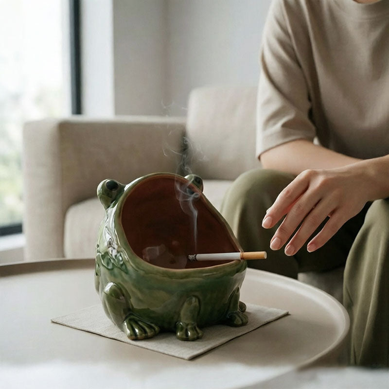Ceramic Frog Storage Bowl