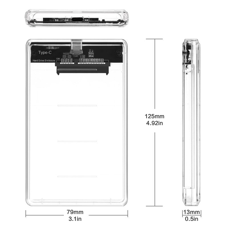 2.5" Type-C Hard Drive Enclosure (USB 3.1)