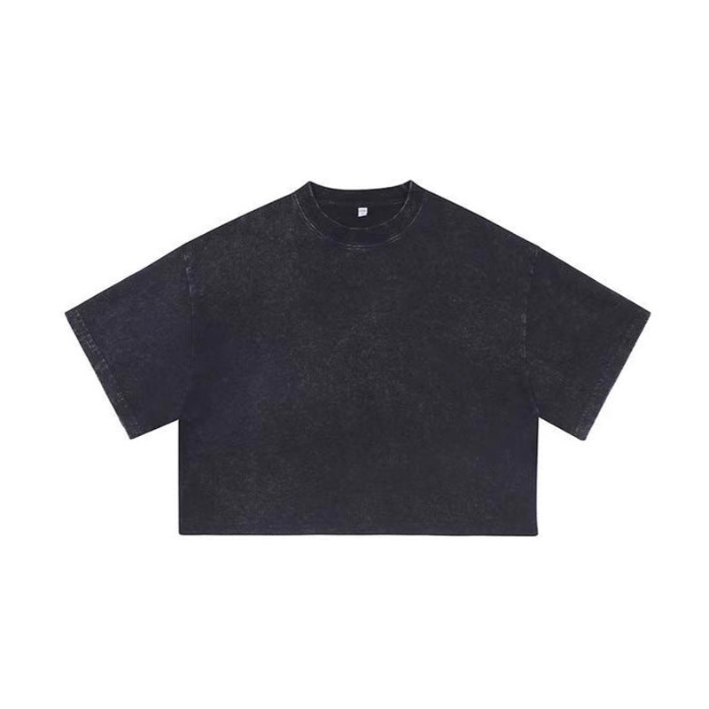 Vintage Washed Cotton Snowflake T-Shirt