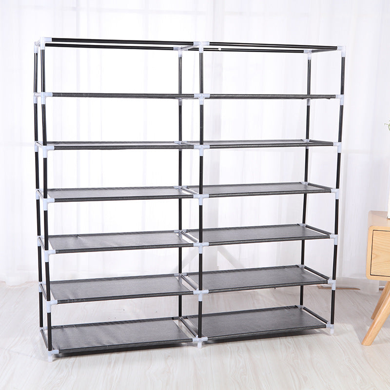 Large Economical Simple Shoe Rack Multi-Layer Large Capacity Dust-Proof Shoe Cabinet Student Dormitory Shoe Storage Rack