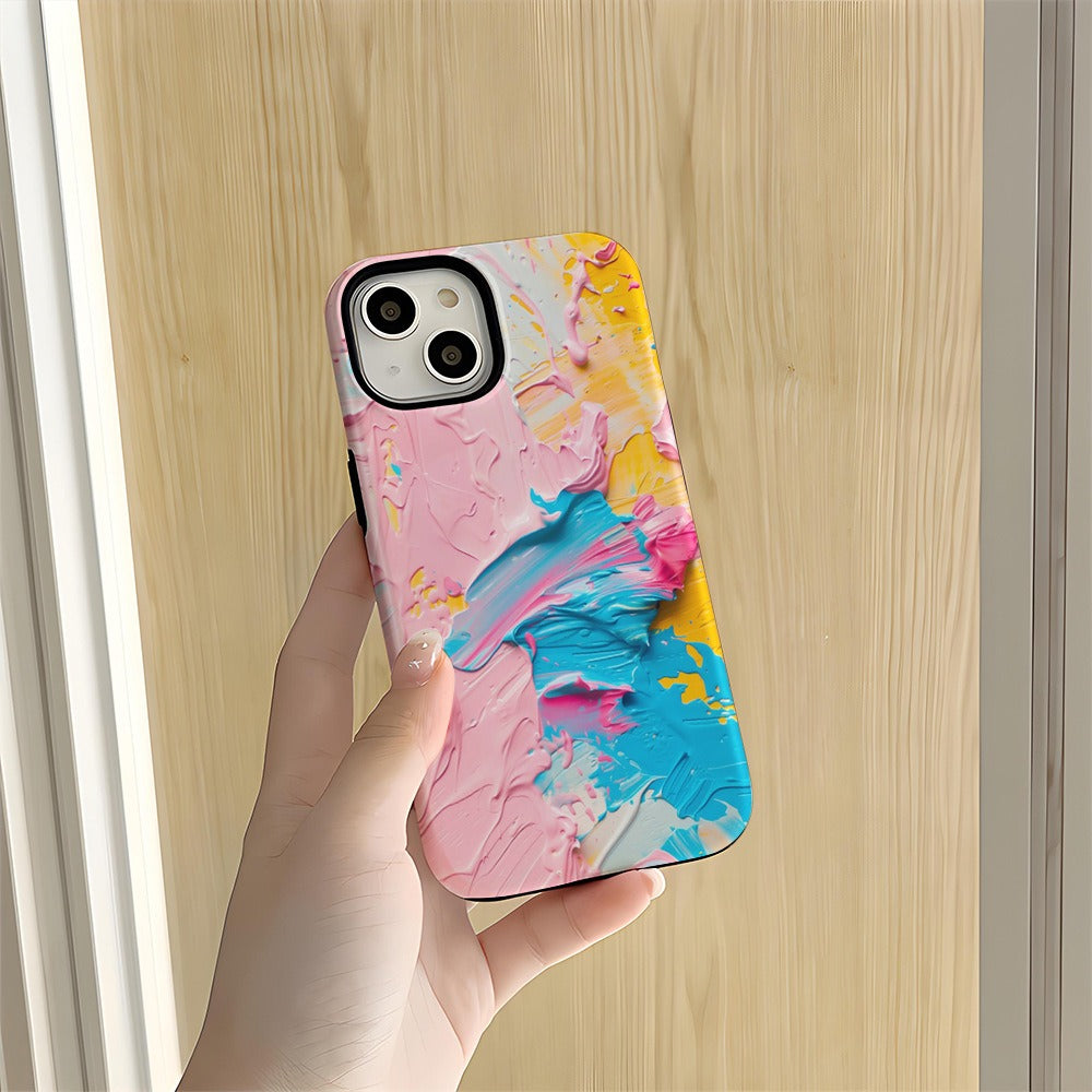 Oil Painting Print Phone Case for iPhone 12-16