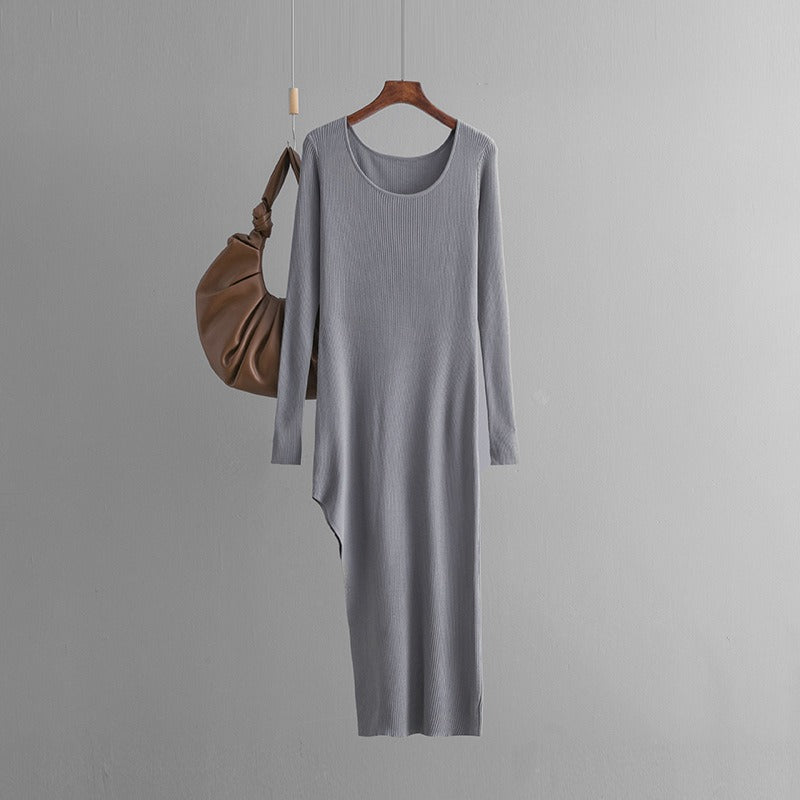 Slim Fit Slit Hip-Hugging Skirt