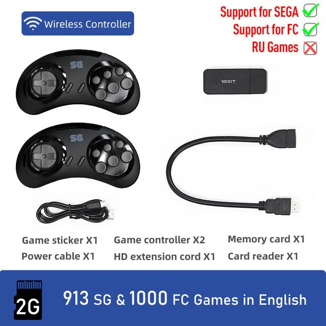 16-Bit Retro MD Sega Gaming Console (HDMI)