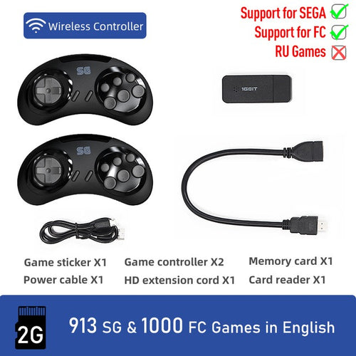 16-Bit Retro MD Sega Gaming Console (HDMI)