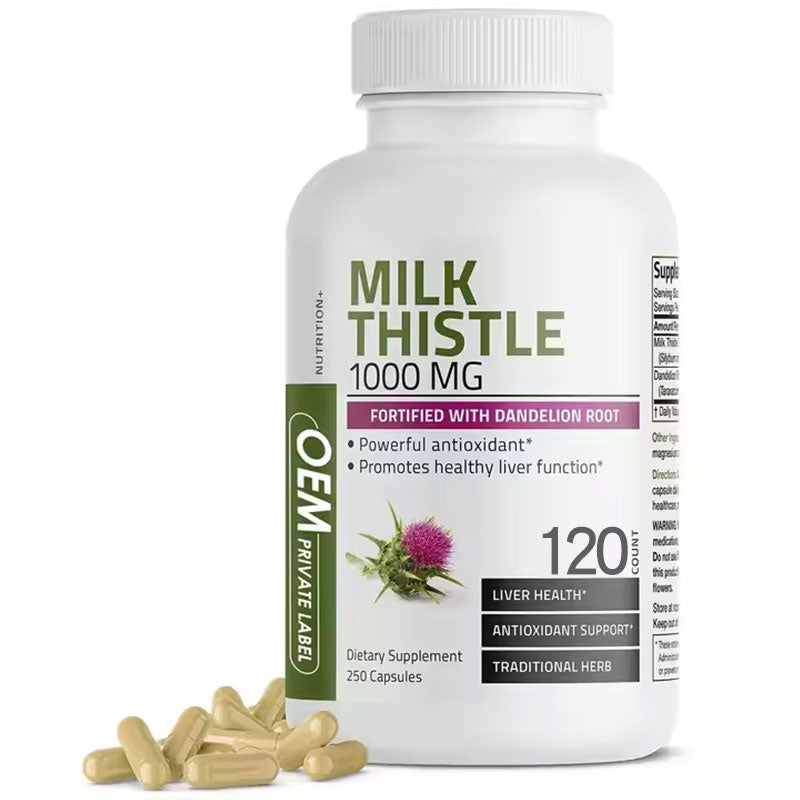 Milk Thistle Dandelion Liver Support Capsules