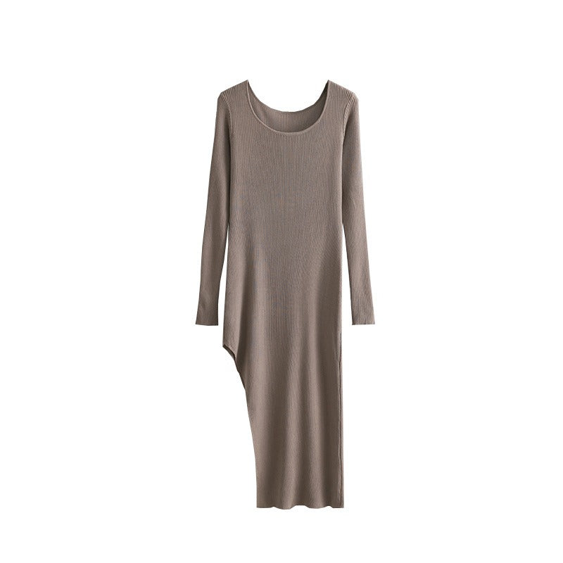 Slim Fit Slit Hip-Hugging Skirt