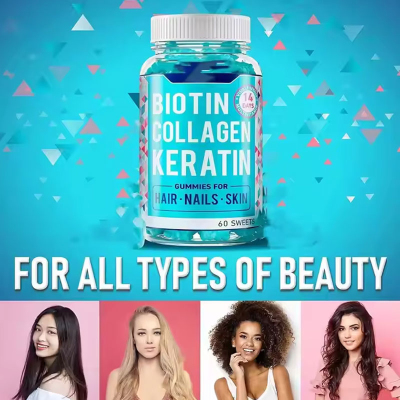 Collagen Biotin Hair Growth Gummies
