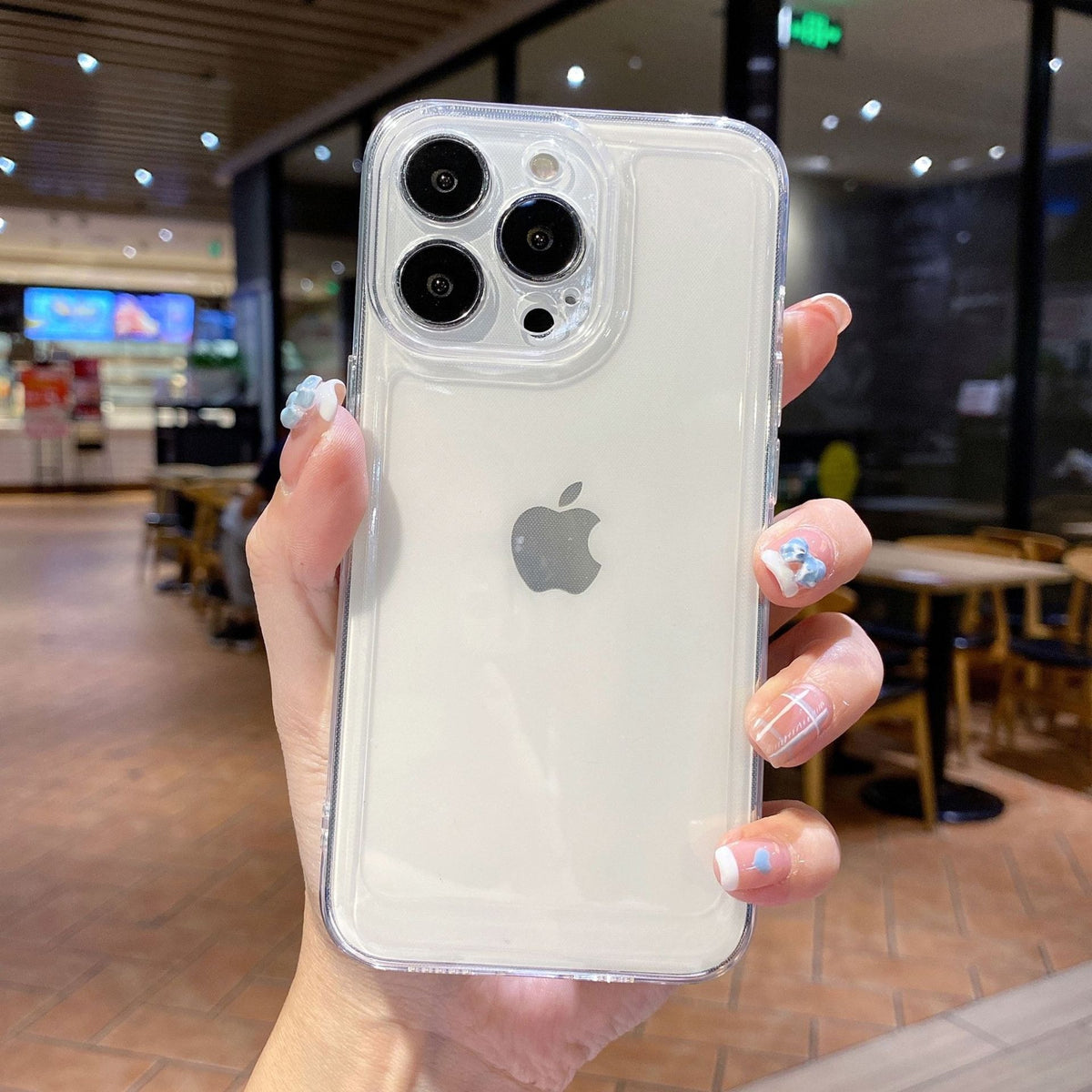 Space Transparent Phone Case for iPhone 13-16