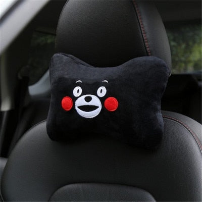 Cartoon Car Headrest Pillow Set