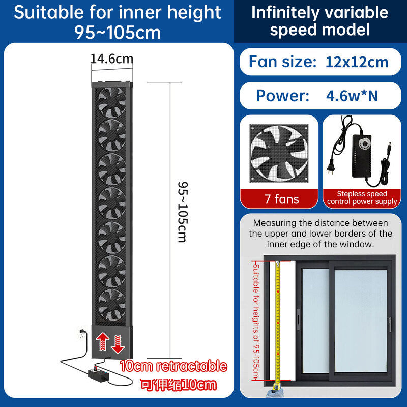 No-Drill Window Exhaust Fan
