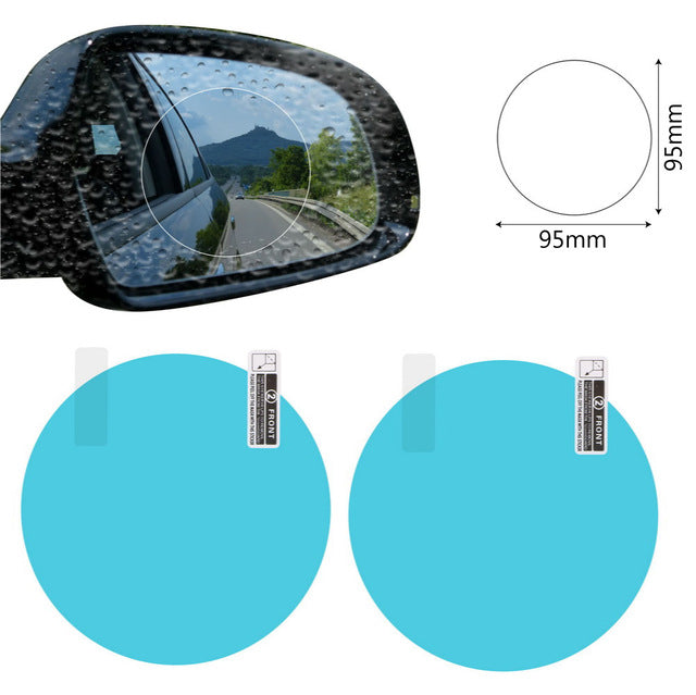Anti-Glare Car Mirror Film (2-Pack)