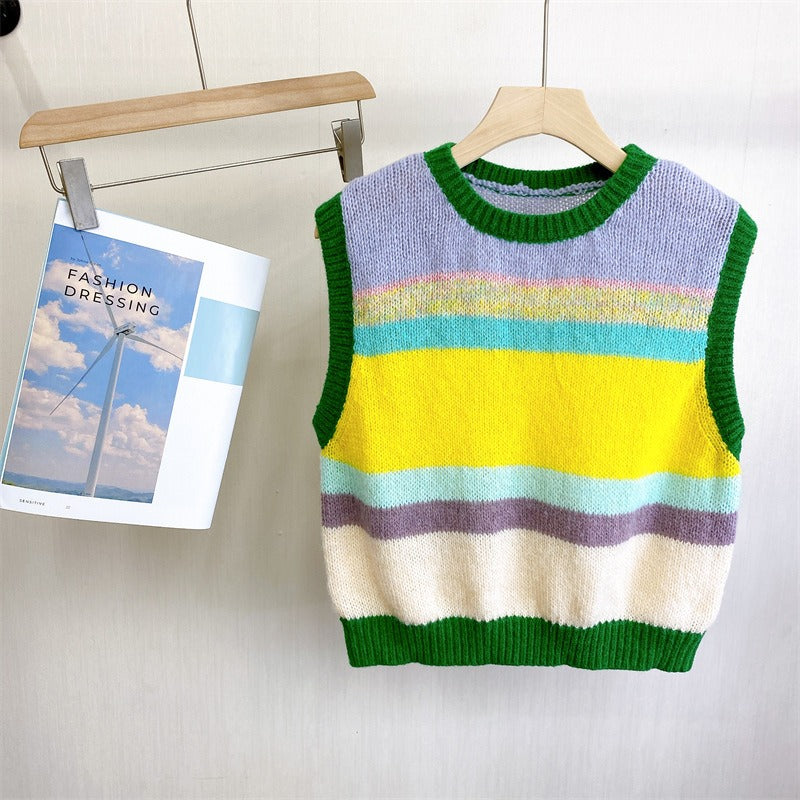 Sleeveless Knit Vest