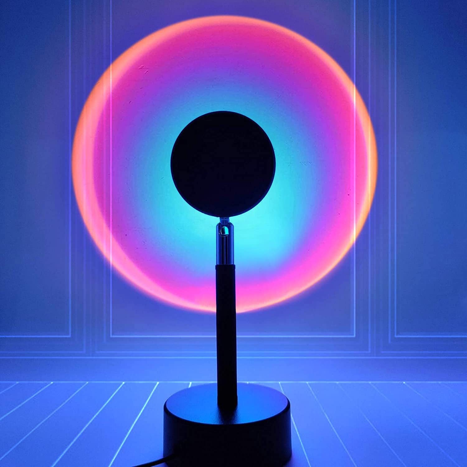 APP Sunset Light Sunset Light Net Red Projection Fill Light Remote Control RGB Sunset Light Live Floor Lamp Dawn Atmosphere