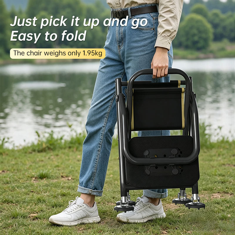 High-Back Folding Fishing Chair
