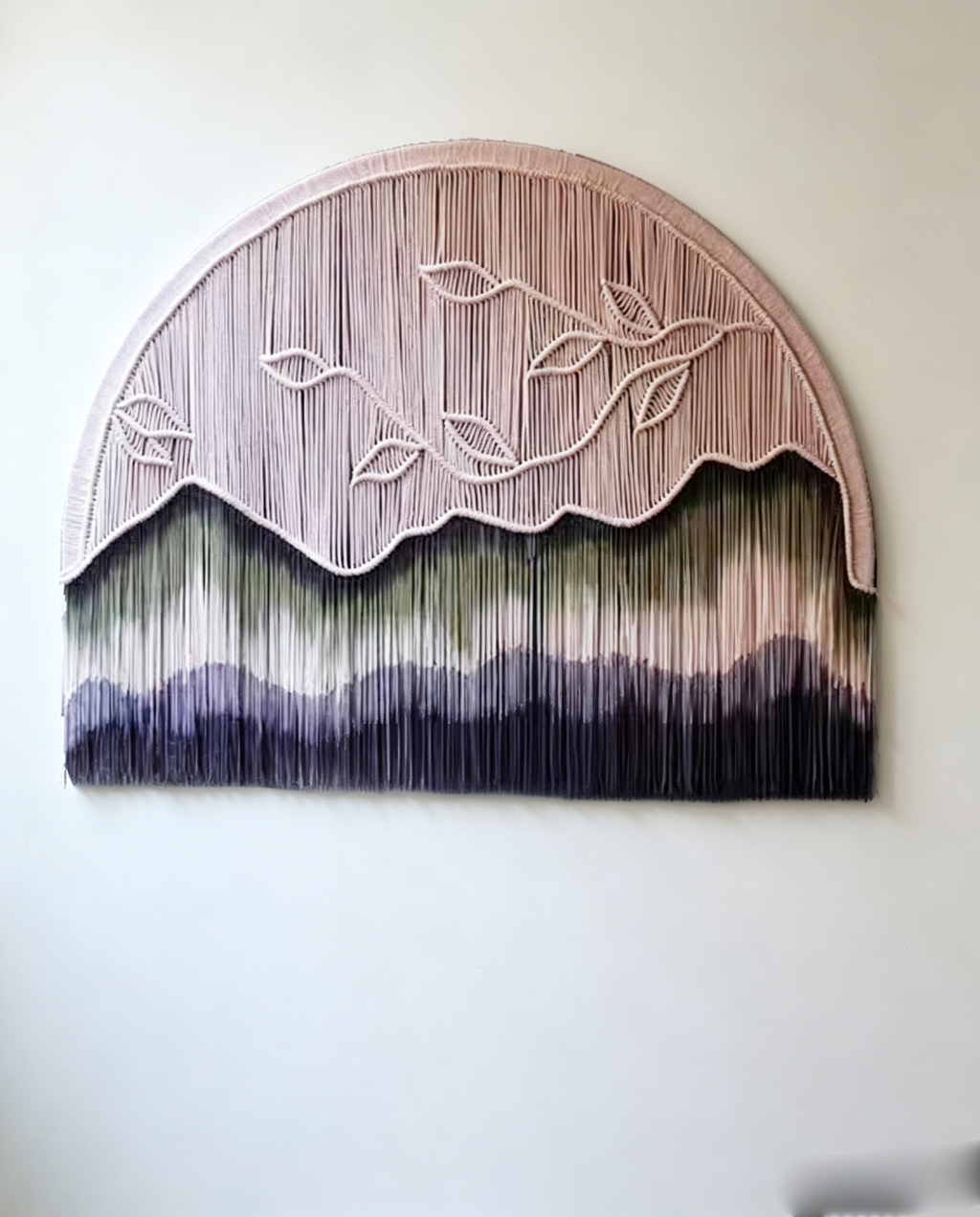 Handmade Circular Wall Tapestry