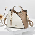 Color-Blocked Crossbody Shoulder Bag