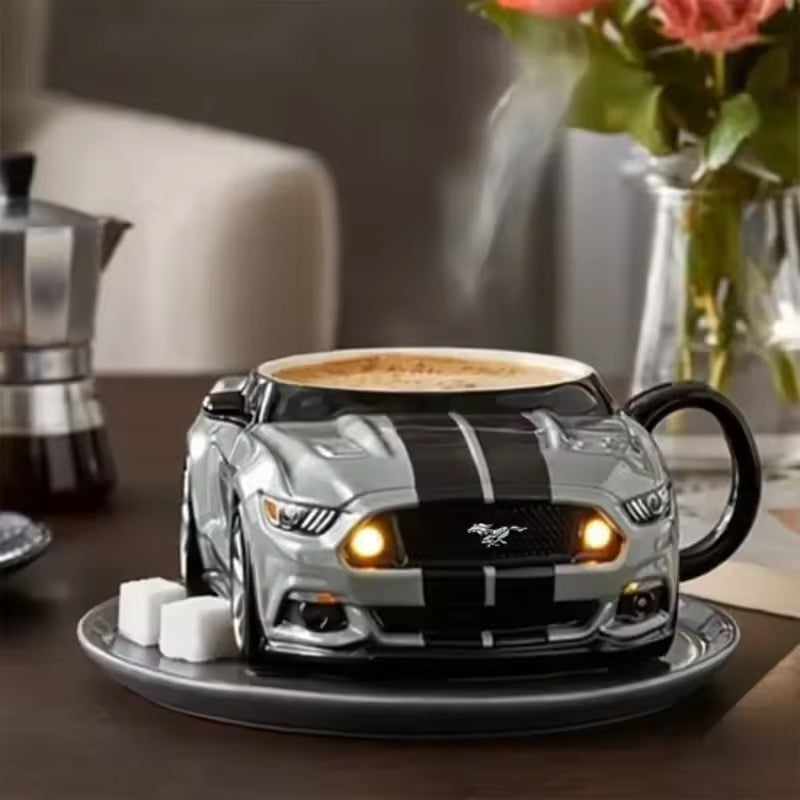 Car-Shaped Stainless Steel Coffee Mug