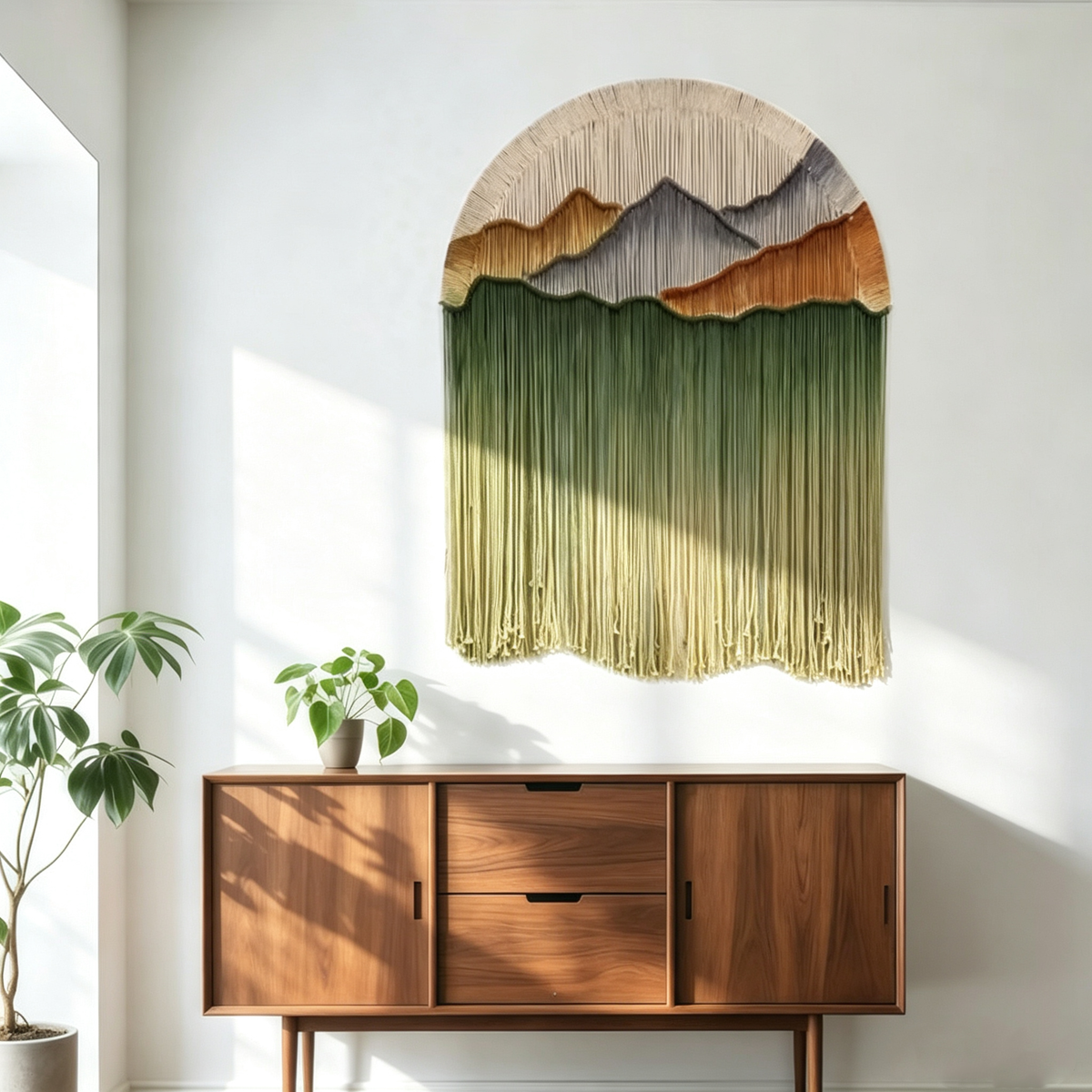Handwoven Circular Tapestry