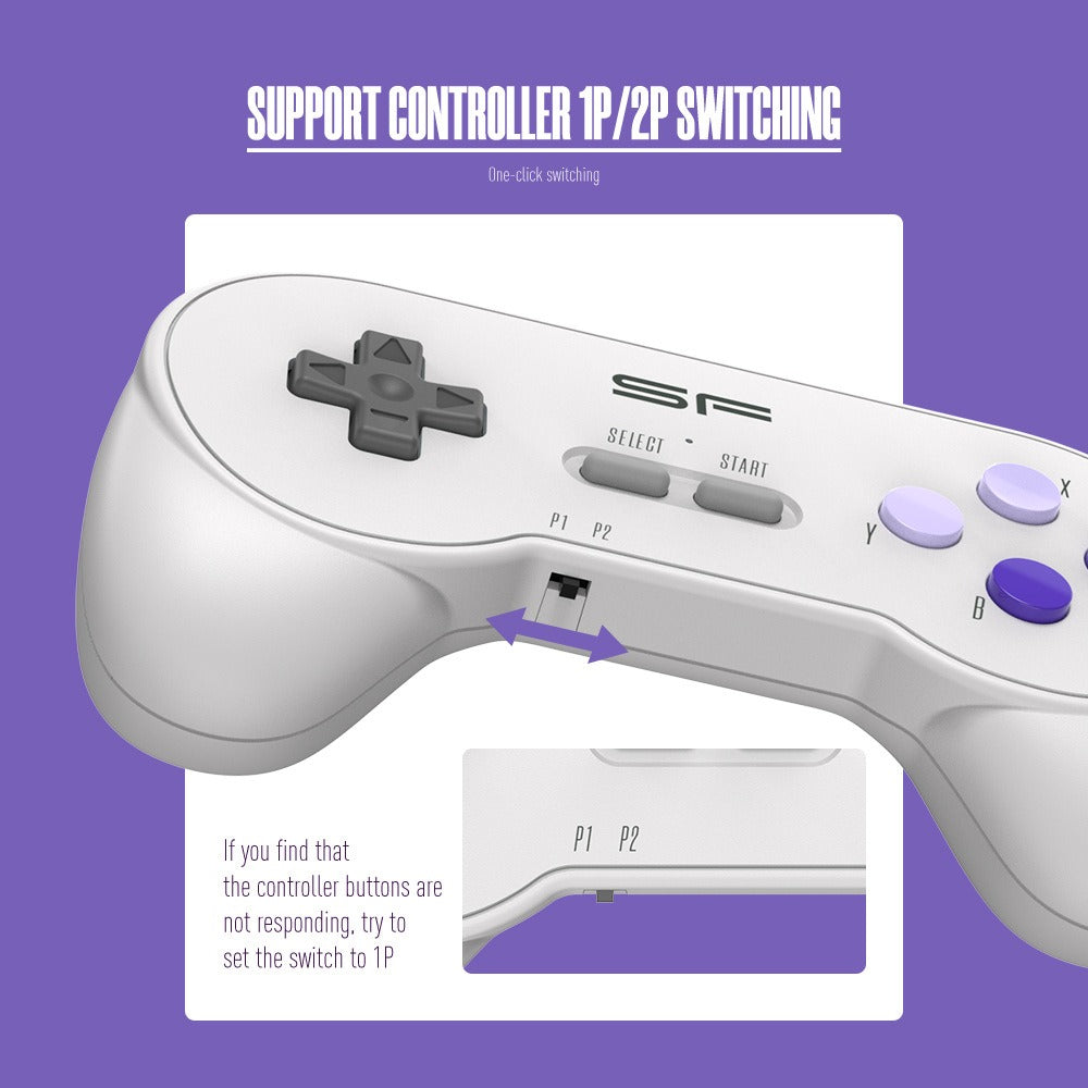 SFC Classic Retro Gaming Console (SNES-Style)