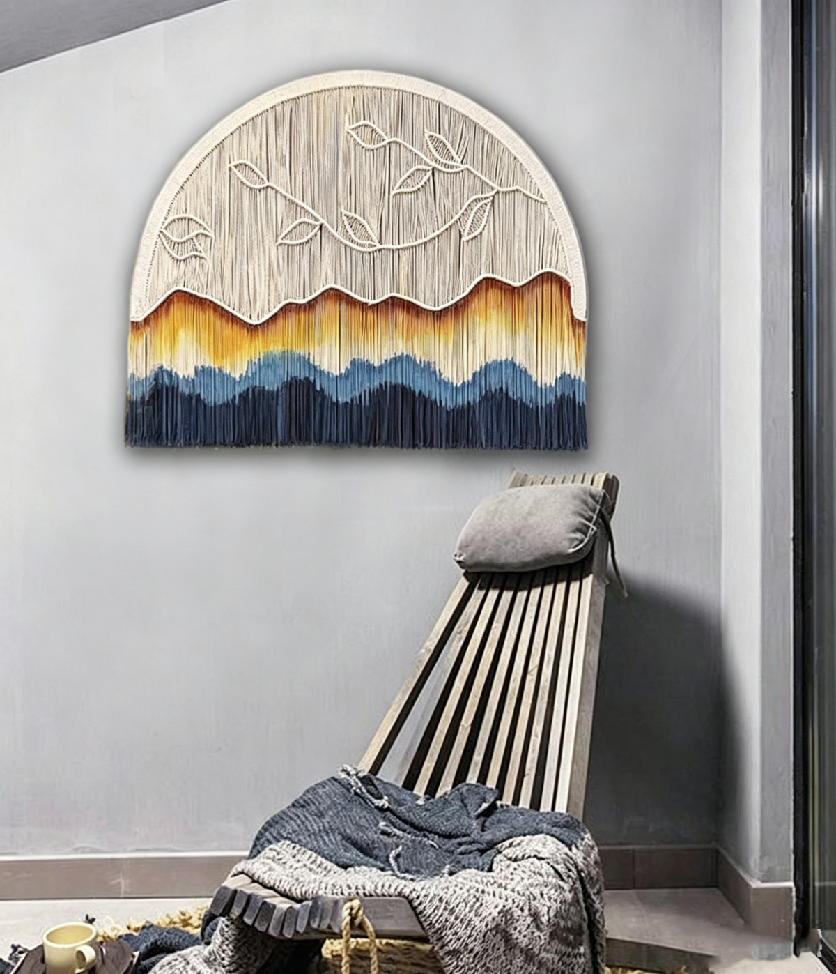 Handmade Circular Wall Tapestry