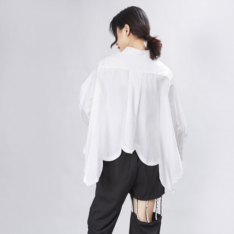 Irregular Loose Long Sleeve Shirt