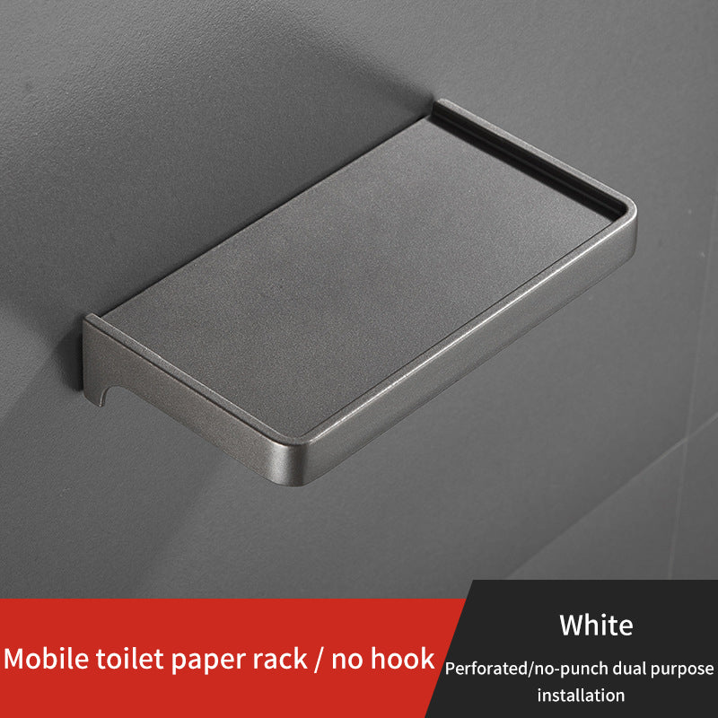 Toilet Mobile Phone Paper Towel Box Bathroom Storage Rack Toilet Paper Drawer Paper Roll Holder Non Perforated Wall Mounted Toilet Paper Hanger