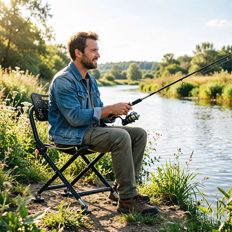High-Back Folding Fishing Chair