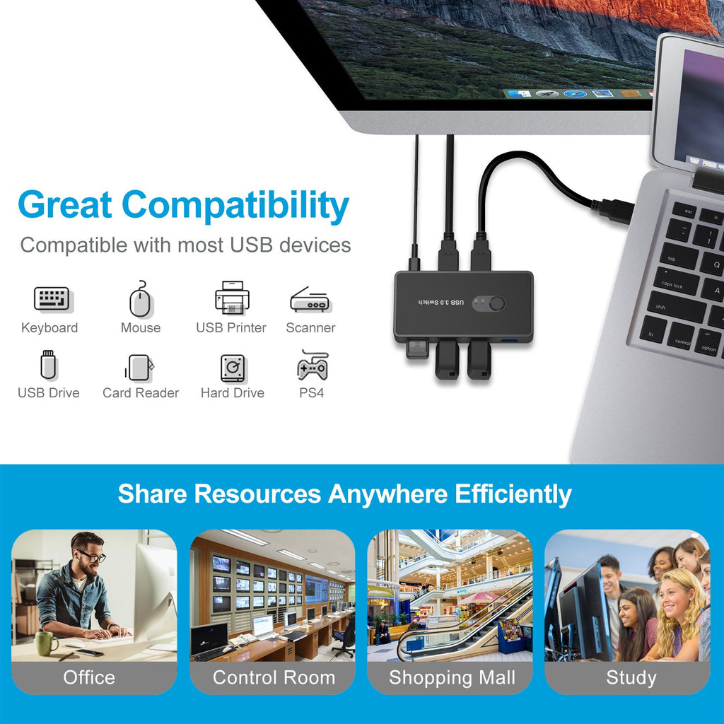 USB 3.0 Switch Adapter (4-Port)