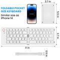 Ultra-Slim Foldable Bluetooth Keyboard