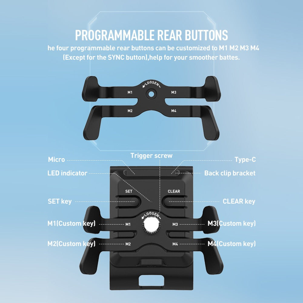 Back Expansion Buttons for Xbox Series X/S Controller