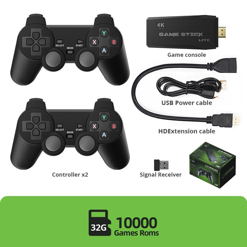 4K HDMI Wireless Retro Game Stick