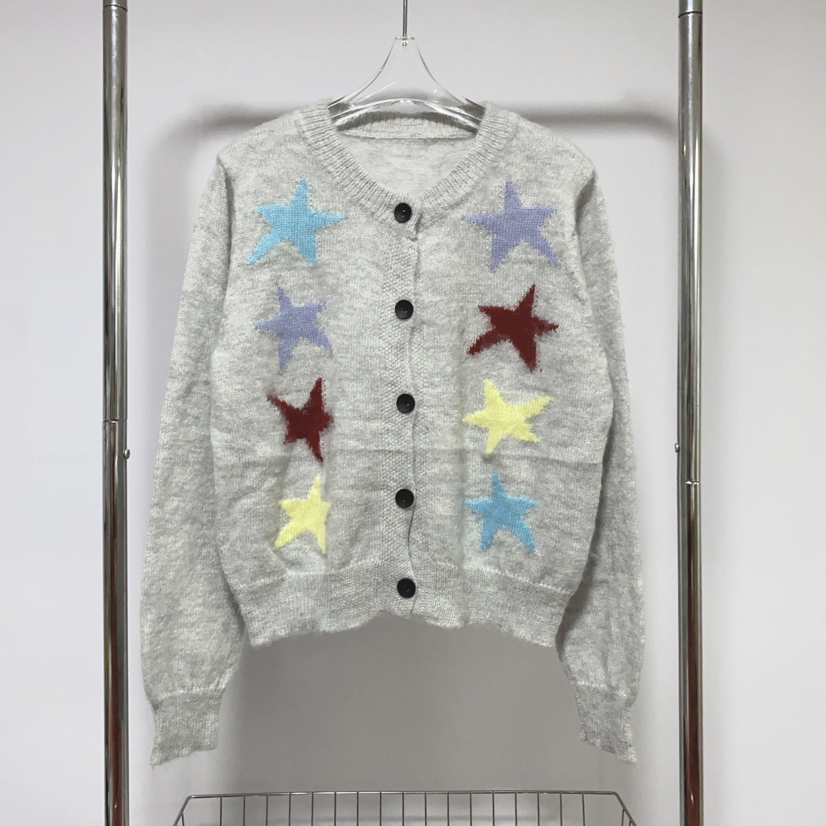 Five-Star Knit Cardigan