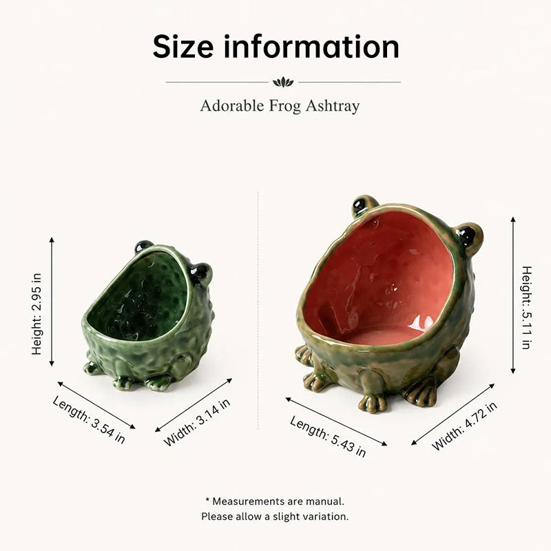 Ceramic Frog Storage Bowl