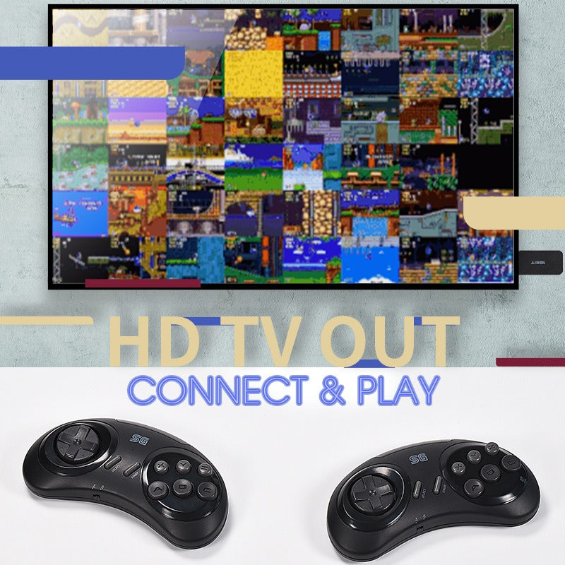 16-Bit Retro MD Sega Gaming Console (HDMI)