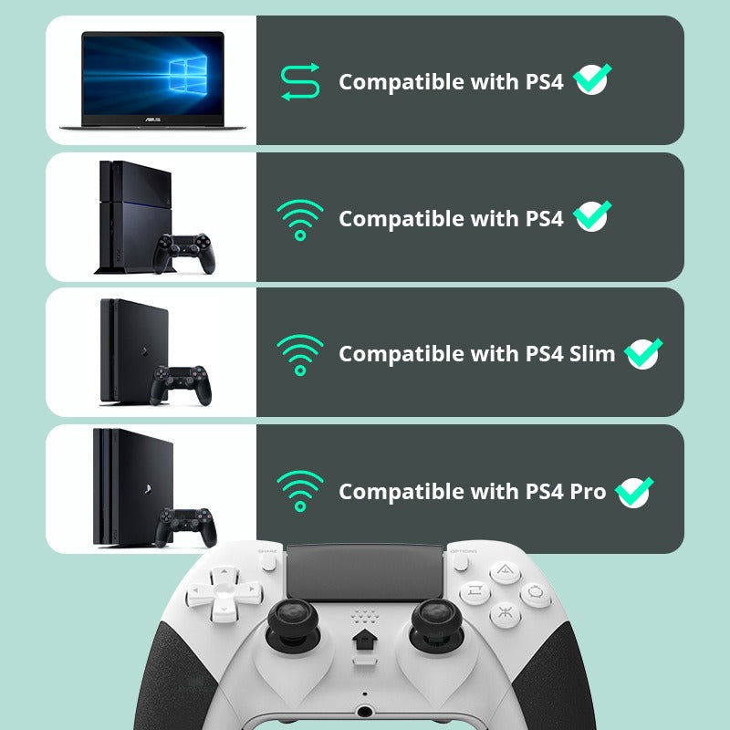 Wireless Motion-Sensing Controller for PS4/Slim/Pro
