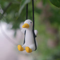 Swinging Duck Car Mirror Pendant