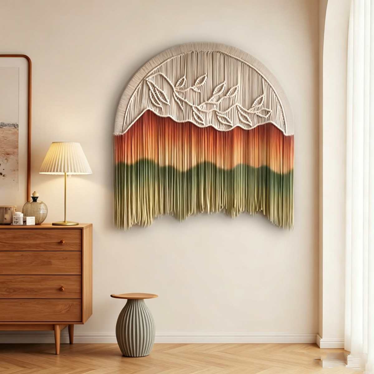 Handwoven Circular Tapestry