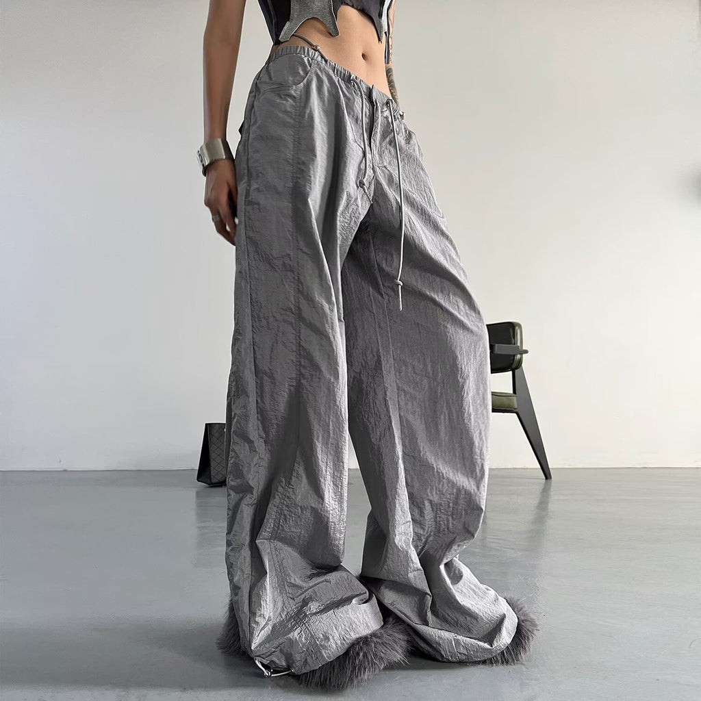 Sun Protection Pleated Wide-Leg Pants