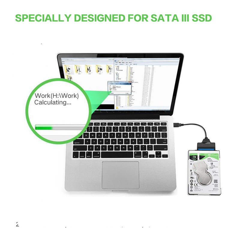 USB-C to SATA Hard Drive Converter