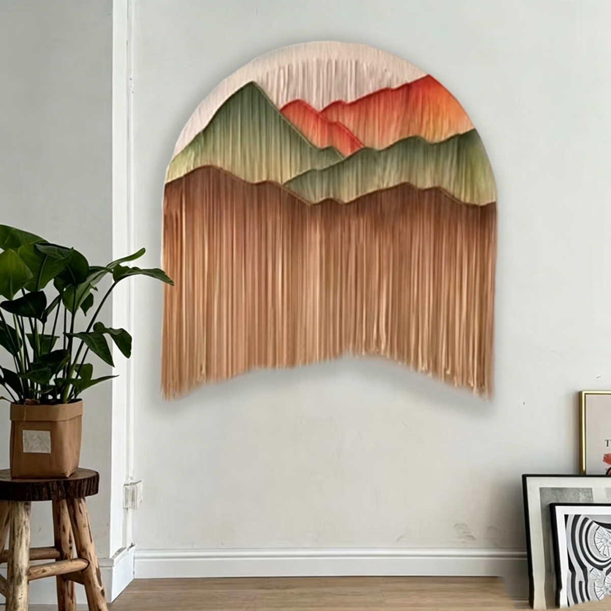 Handwoven Circular Tapestry