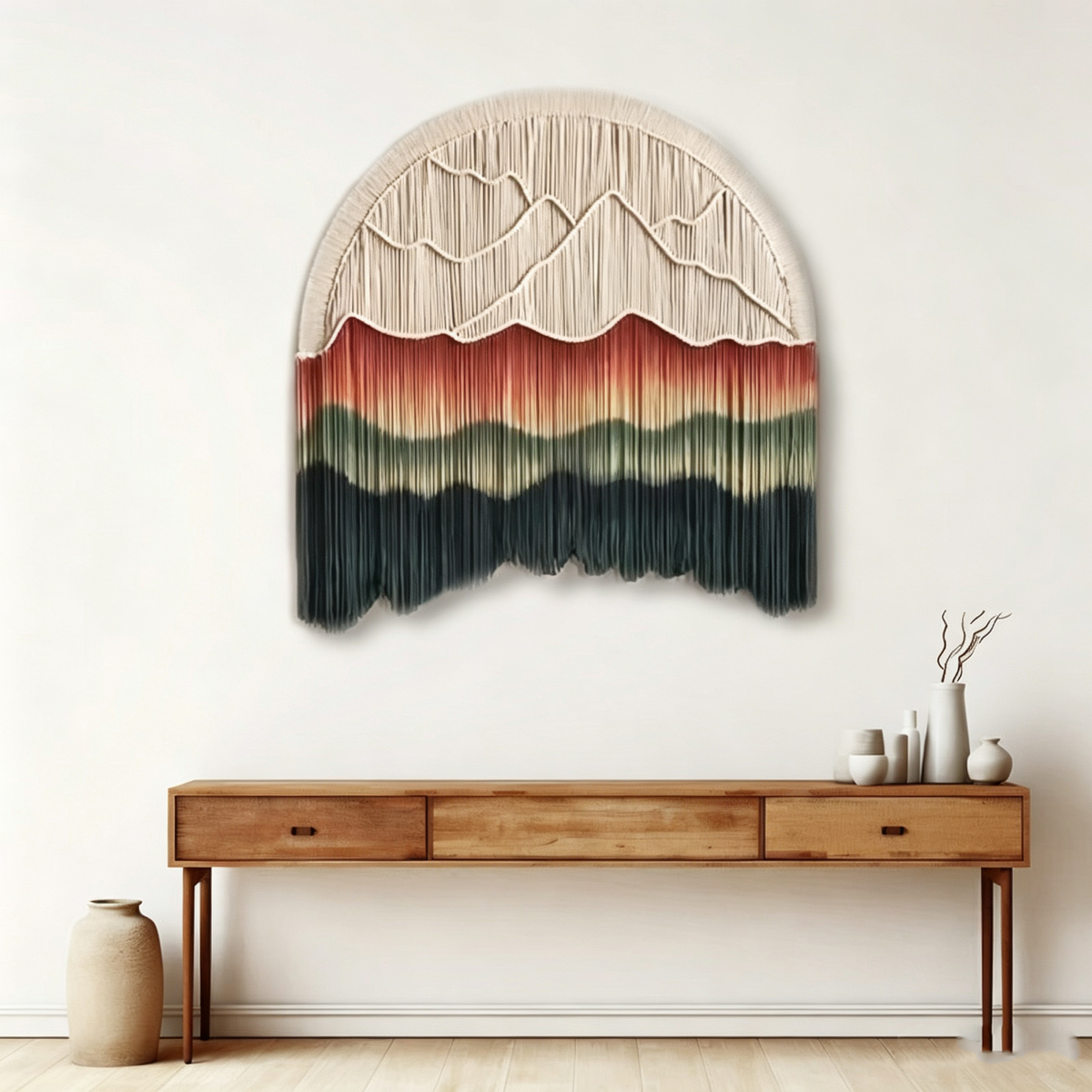 Handwoven Circular Tapestry