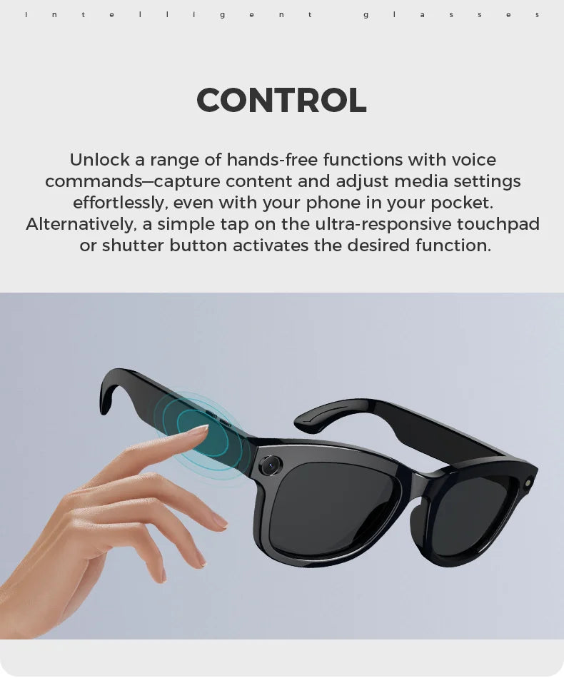 AI Smart Camera Glasses