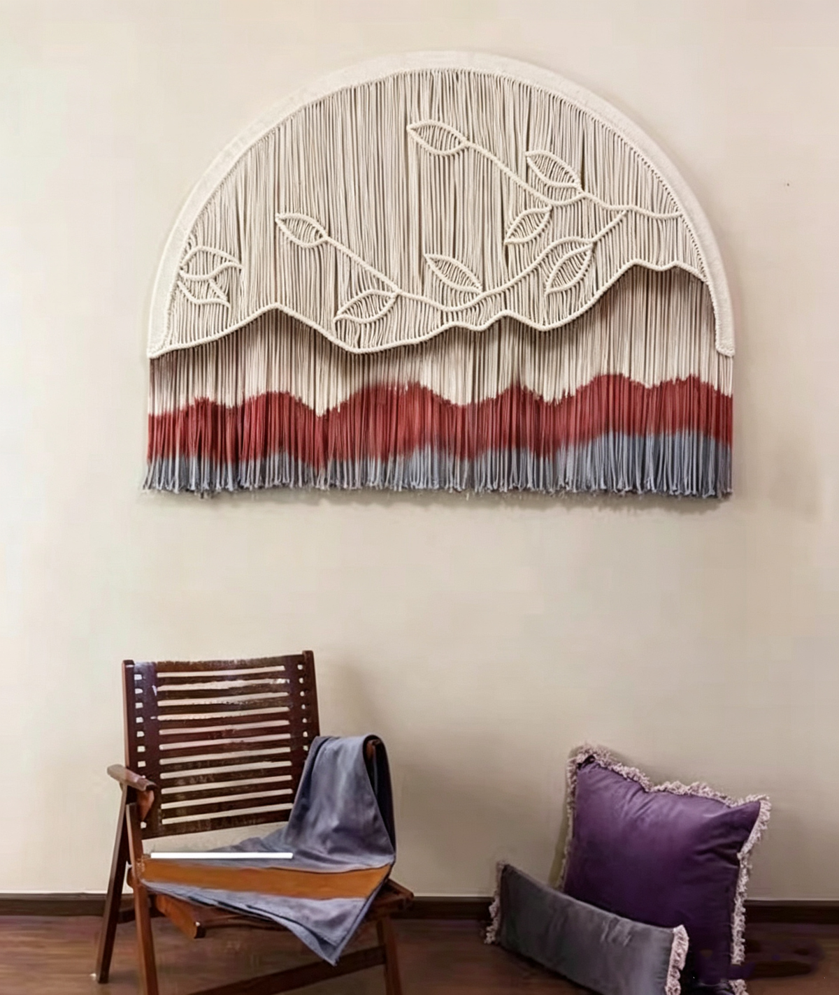 Handmade Circular Wall Tapestry