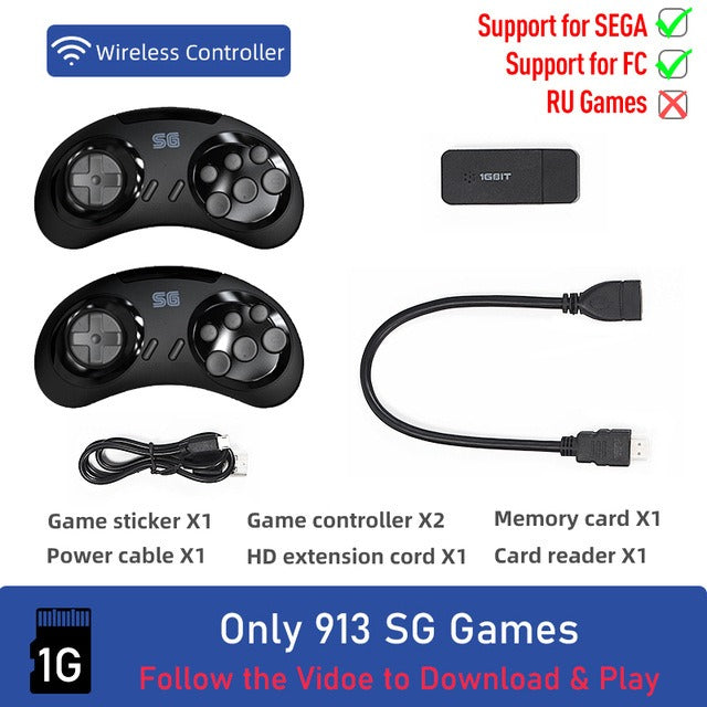 16-Bit Retro MD Sega Gaming Console (HDMI)