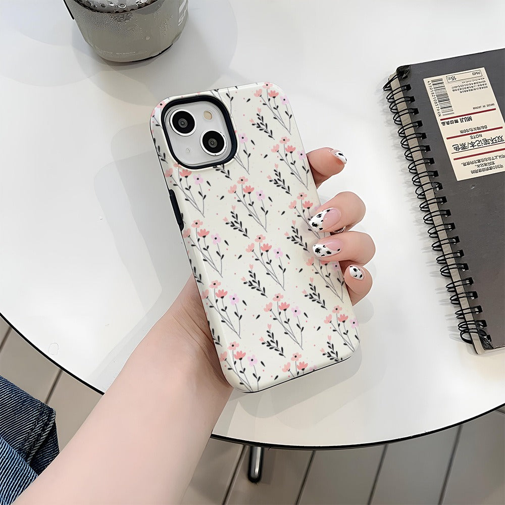 Flower Film Phone Case for iPhone 13-16