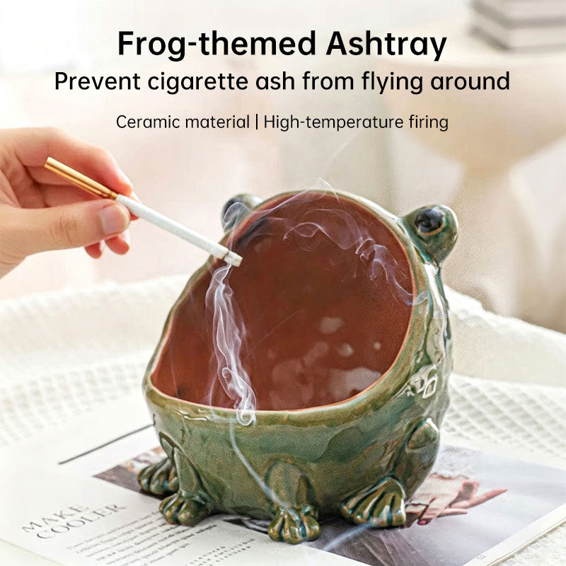 Ceramic Frog Storage Bowl